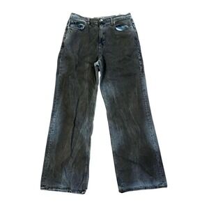We The Free Wide Leg Carpenter Jeans Distressed Denim‎ Relaxed Fit 31